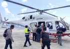 Polri-Evakuasi-Dua-Warga-Palue-Lewat-Jalur-Udara,-Lansia-Korban-Reruntuhan-dan-Ibu-Hamil